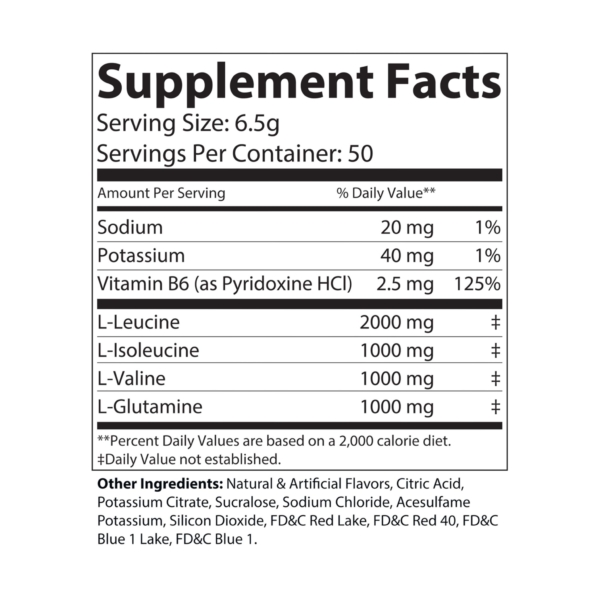 FloFit - BCAA Supplement (Grape - 50 servings) - Image 8