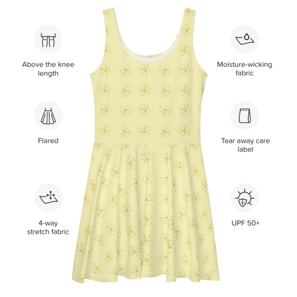 SoFlo™ - Sunshine Flower Skater Dress - Image 8