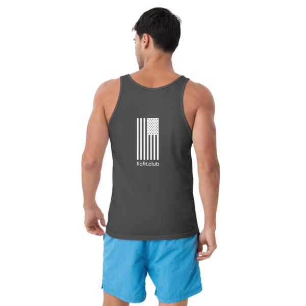 FloFit™ - American Flag - Men's Tank Top - Image 6