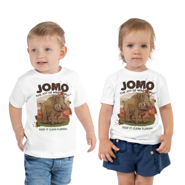 JOMO The Joy of Missing Out - Toddler Short Sleeve Tee - Image 2