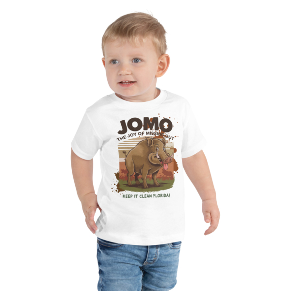 JOMO The Joy of Missing Out - Toddler Short Sleeve Tee - Image 5