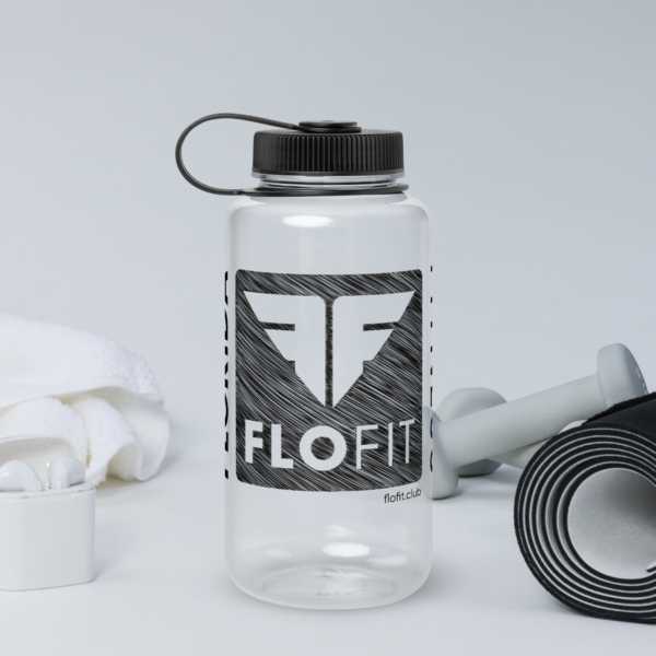 FloFit - Wide mouth plastic water bottle