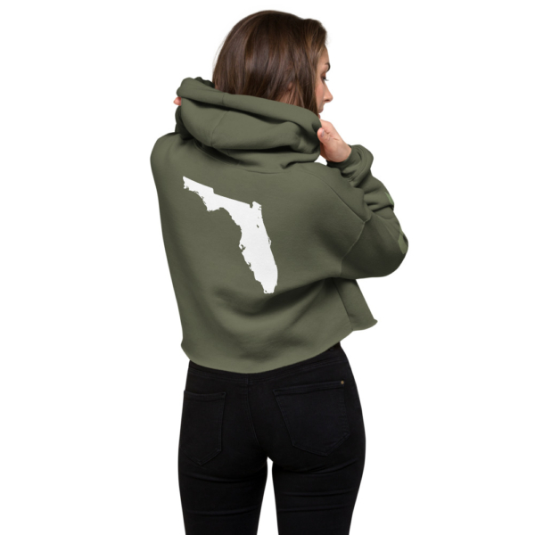 FloFit™ Army - Crop Hoodie - Image 2