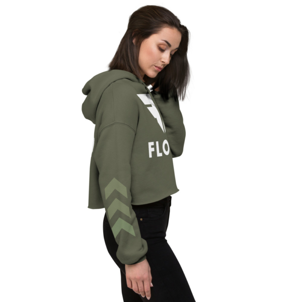 FloFit™ Army - Crop Hoodie - Image 3