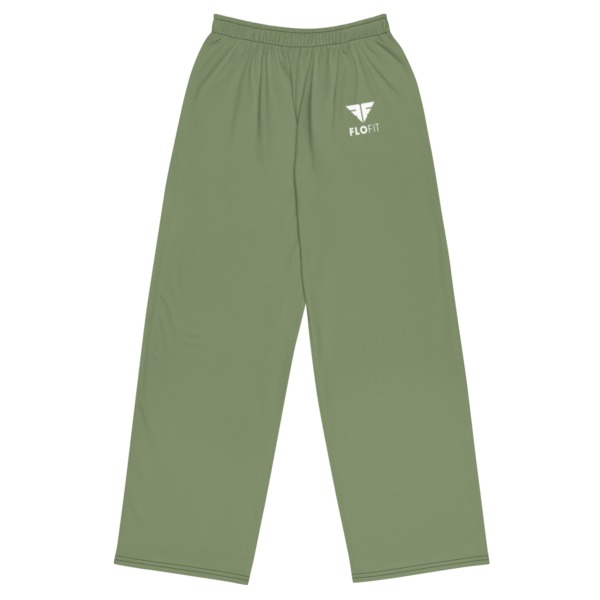 FloFit™ - Wide-leg Comfort Pants (Olive Green) - Image 2